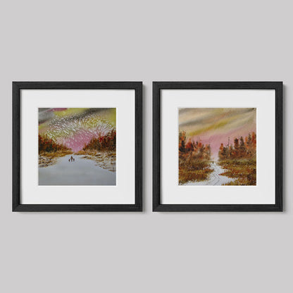 Together in the Quiet Framed Art Print Set-Painting-nakedpastor