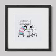 Transitioning is Affirming Art Print-Cartoon-nakedpastor