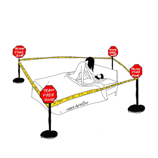 Trump Free Zone Digital Cartoon-Digital Cartoons-nakedpastor