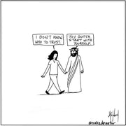 Trust Yourself Digital Cartoon - by nakedpastor