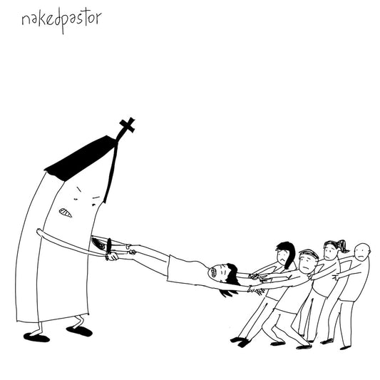 Tug of War Digital Cartoon-Digital Cartoons-nakedpastor