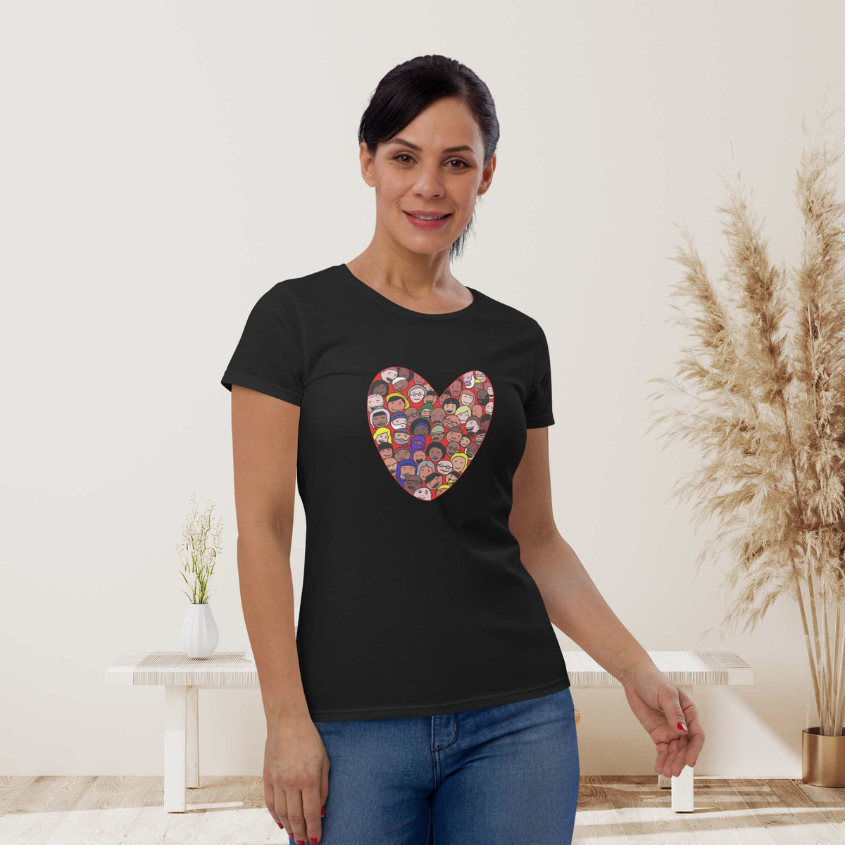 Love Everybody Fitted T-Shirt - by nakedpastor