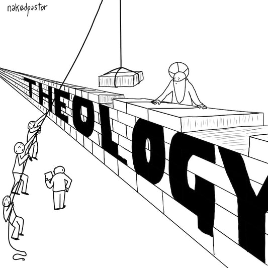 Wall of Theology Digital Cartoon-Cartoons-nakedpastor