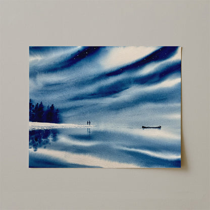 We Will Not Go Back Watercolor Print-Paintings-nakedpastor