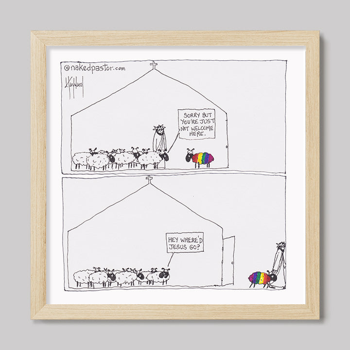 Where'd Jesus Go Print-Cartoons-nakedpastor