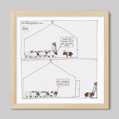 Where'd Jesus Go Print-Cartoons-nakedpastor