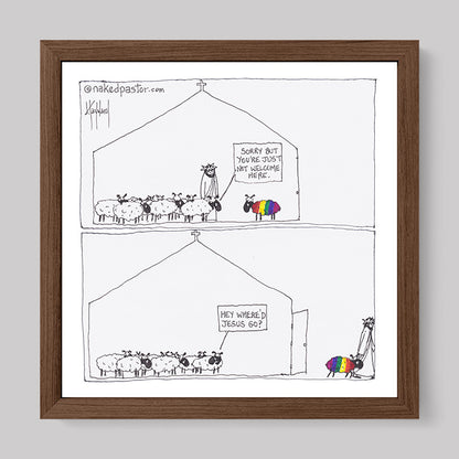 Where'd Jesus Go Print-Cartoons-nakedpastor