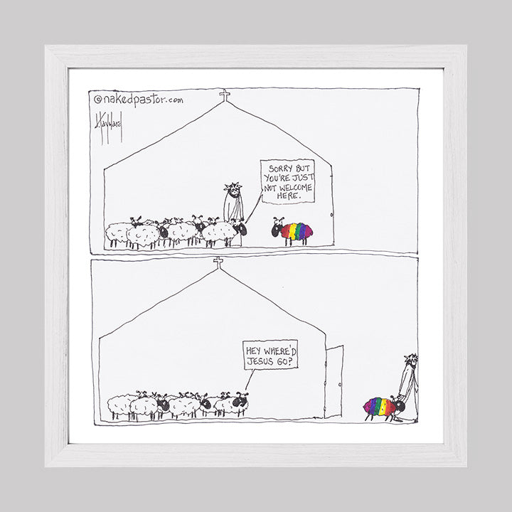 Where'd Jesus Go Print-Cartoons-nakedpastor