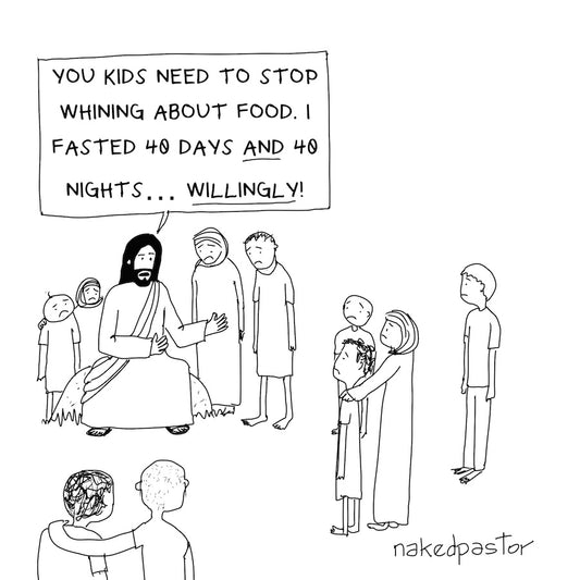 Whining About Food Digital Cartoon-Digital Cartoons-nakedpastor