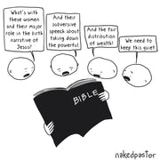 Women and Jesus' Birth Narrative Digital Cartoon-Cartoons-nakedpastor