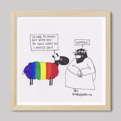 You Don't Gotta Do Nuthin! Print-Cartoons-nakedpastor