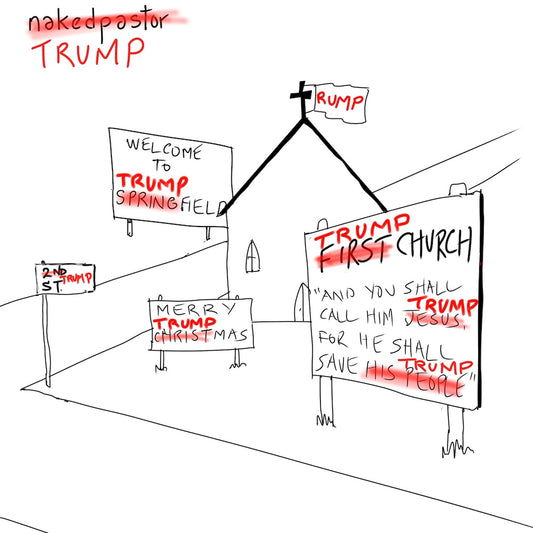 You Shall Call Him Trump Digital Cartoon-Digital Cartoons-nakedpastor