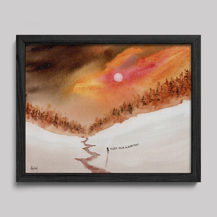 Fuck Your Algorithm Art Print-Painting-nakedpastor