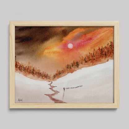 Fuck Your Algorithm Art Print-Painting-nakedpastor