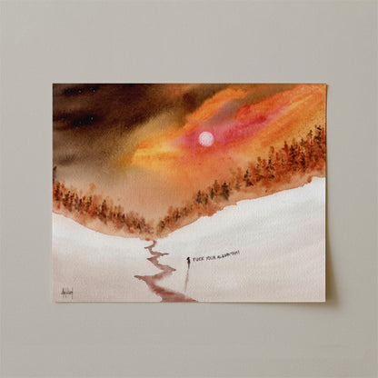 Fuck Your Algorithm Art Print-Painting-nakedpastor