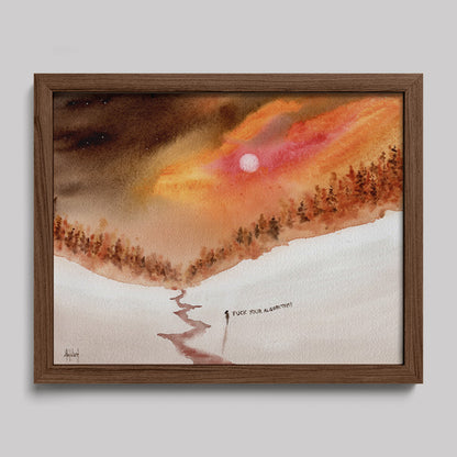 Fuck Your Algorithm Art Print-Painting-nakedpastor