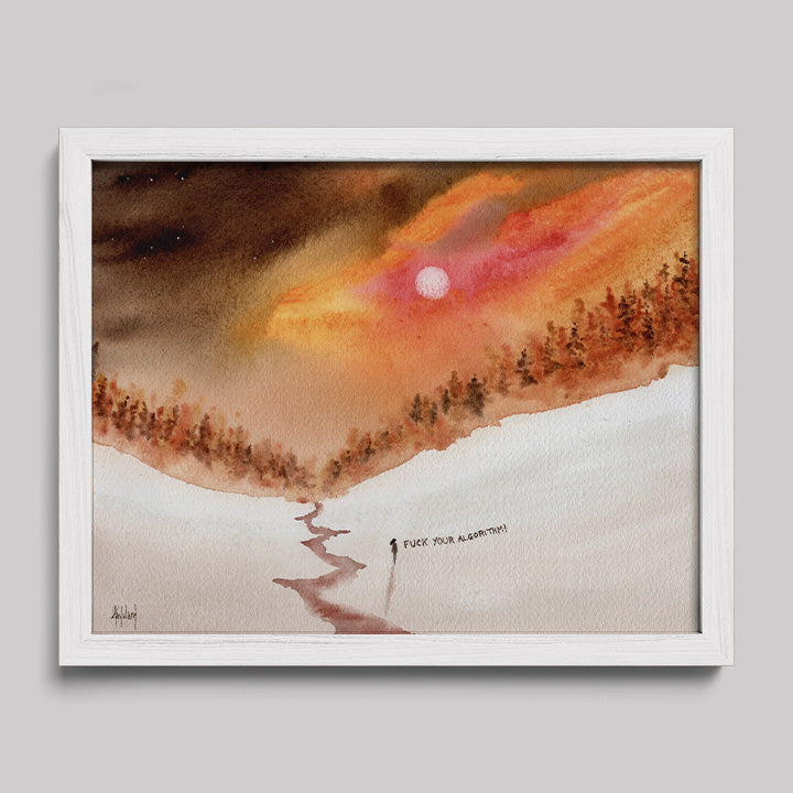Fuck Your Algorithm Art Print-Painting-nakedpastor