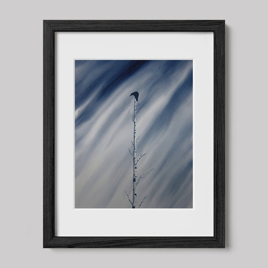 Alone I Will Stand Watercolor Print-Paintings-nakedpastor