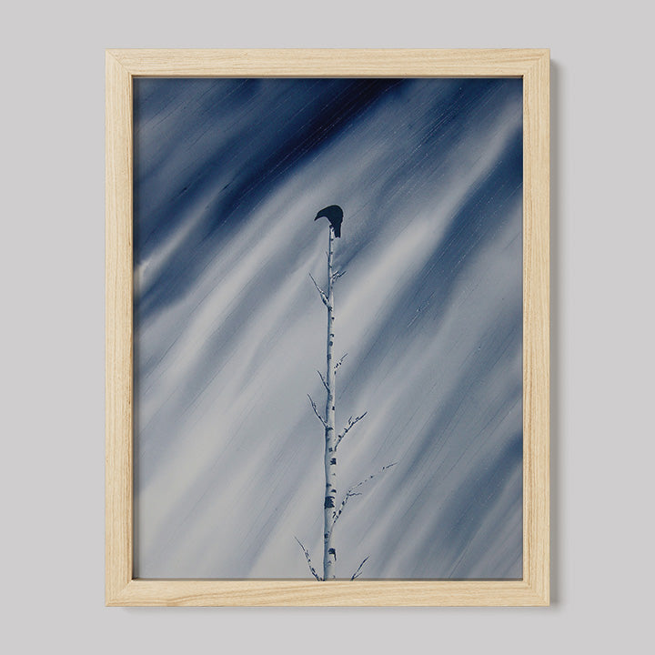 Alone I Will Stand Watercolor Print