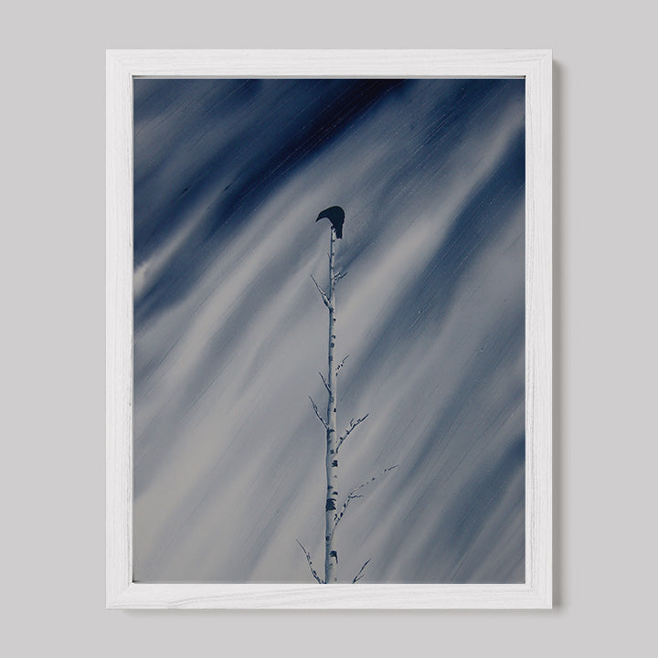 Alone I Will Stand Watercolor Print