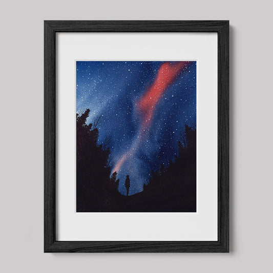 Am I Seen Watercolor Print-Paintings-nakedpastor