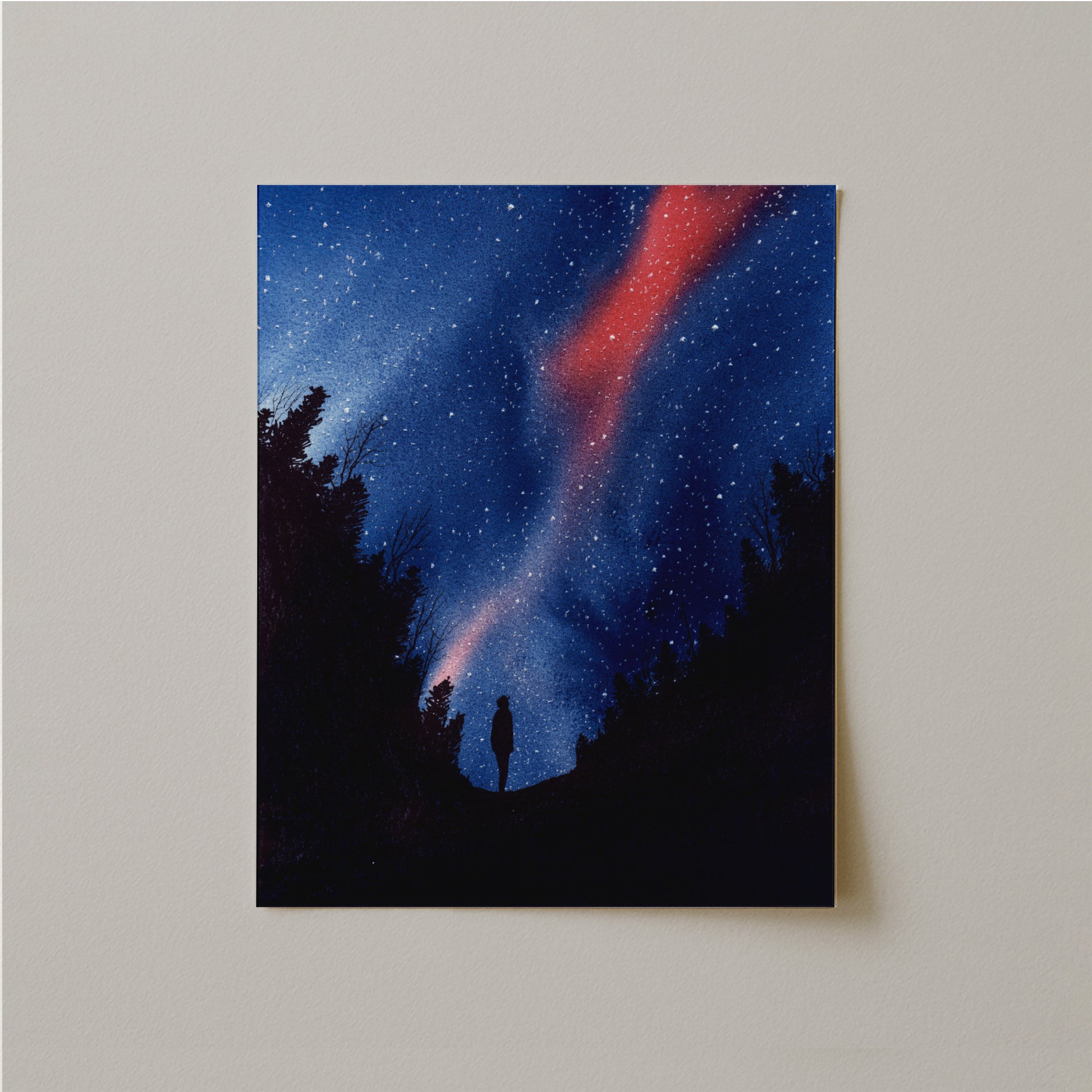 Am I Seen Watercolor Print-Paintings-nakedpastor