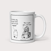 Baggage Mug - by nakedpastor