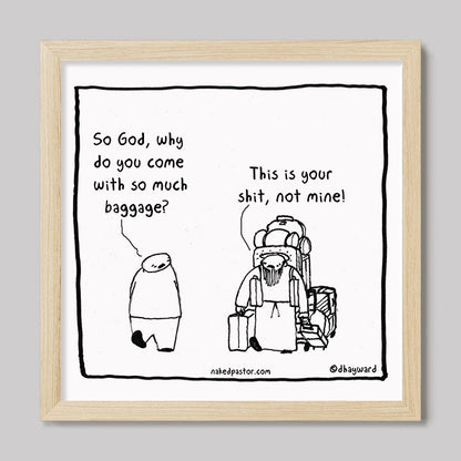 Baggage Cartoon Print-Cartoons-nakedpastor
