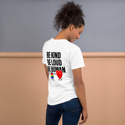 be kind be loud be human tee 2