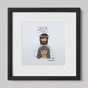 Bless the Badass Cartoon Print-Cartoons-nakedpastor