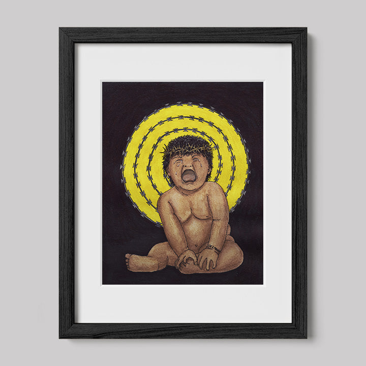 Border Baby Print-Drawings-nakedpastor
