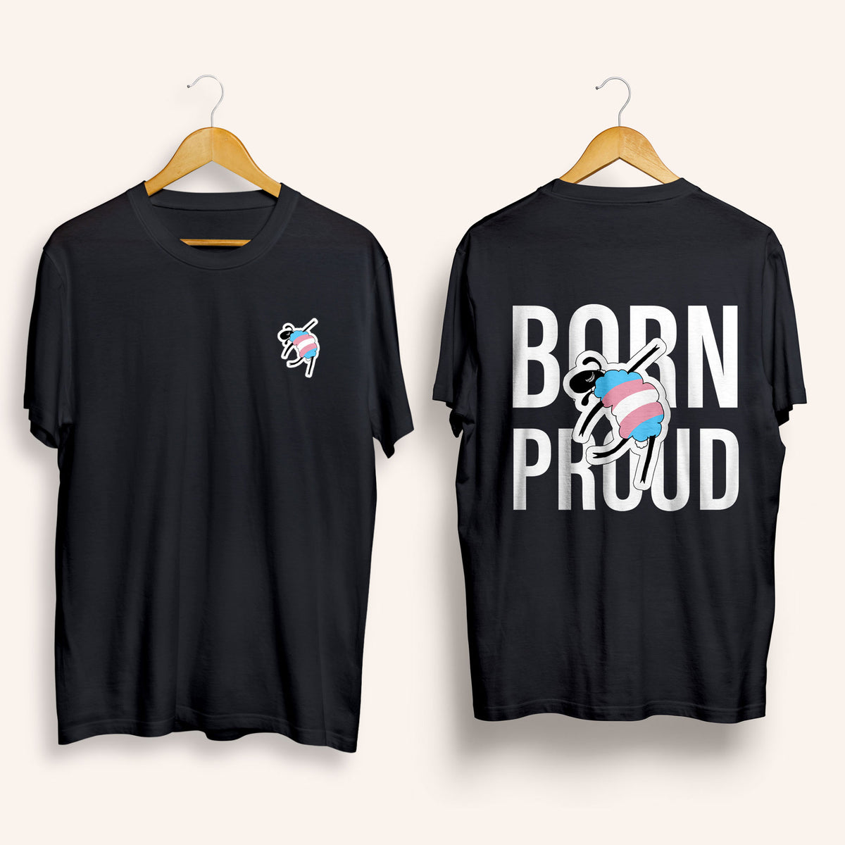 Born Proud Trans T-Shirt-Shirts-nakedpastor