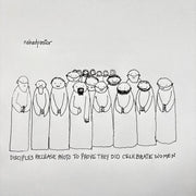 Disciples Celebrate Women Digital Cartoon-Digital Cartoons-nakedpastor