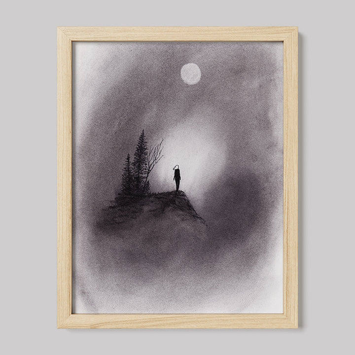 I Changed My Mind Charcoal Drawing Print-Drawings-nakedpastor