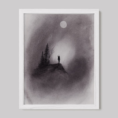 I Changed My Mind Charcoal Drawing Print-Drawings-nakedpastor