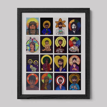 Christ Collage Print-Drawings-nakedpastor