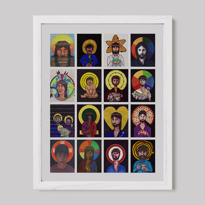 Christ Collage Print-Drawings-nakedpastor