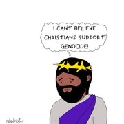 Christians Support Genocide Digital Cartoon