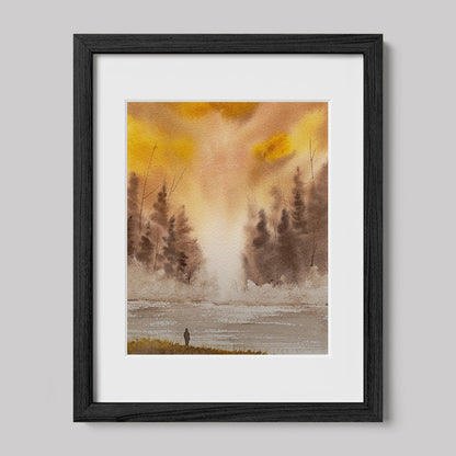 Come Sun Watercolor Print-Paintings-nakedpastor