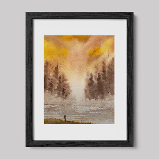 Come Sun Watercolor Print-Paintings-nakedpastor