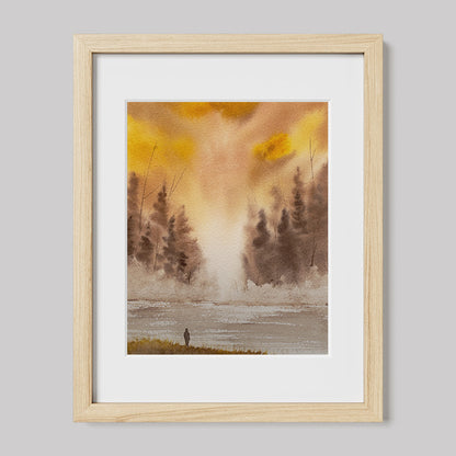 Come Sun Watercolor Print-Paintings-nakedpastor