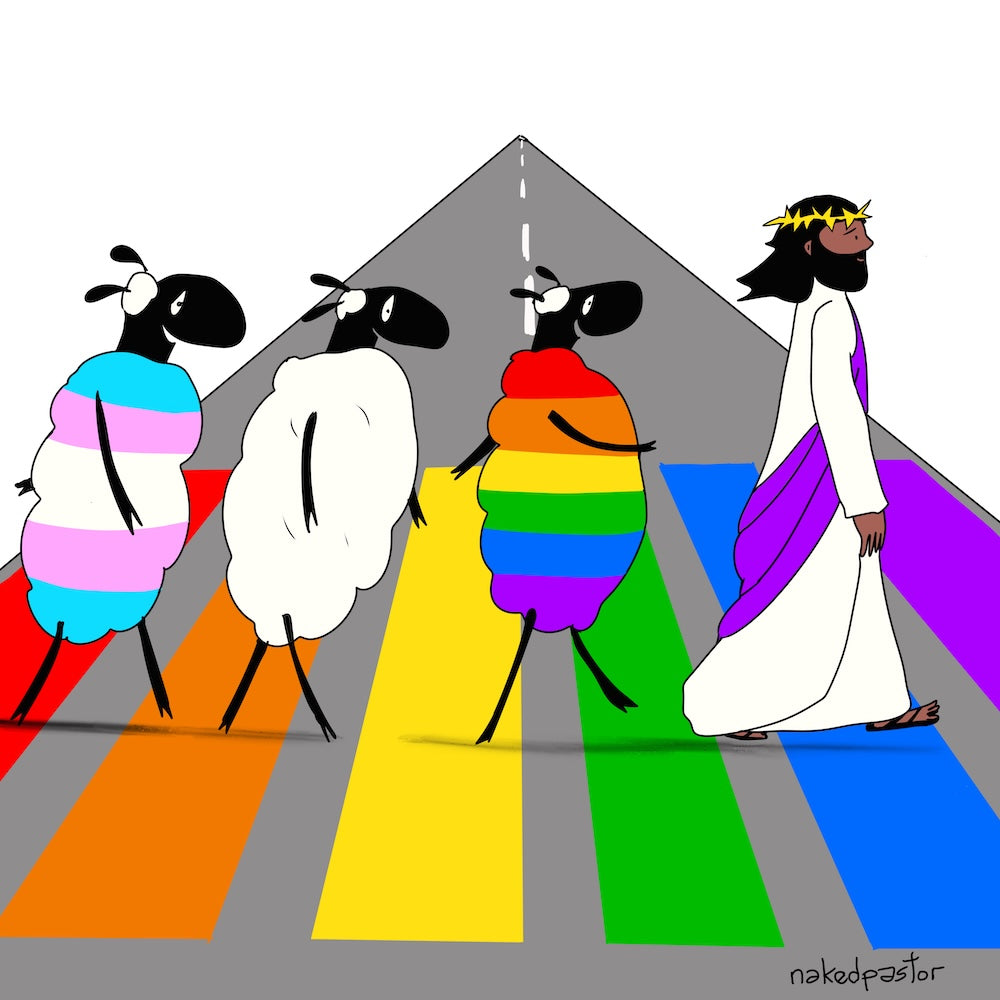 Crosswalk Digital Cartoon-Digital Cartoons-nakedpastor
