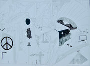 Deconstruction Drawing Original - by nakedpastor