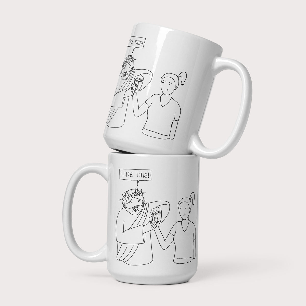 Spirituality and Defiance Like This Mug - by nakedpastor