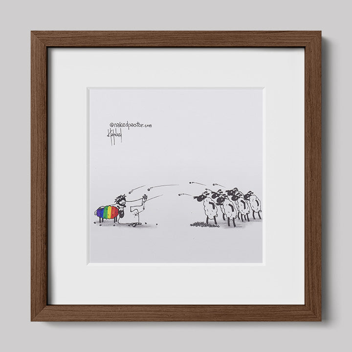 Don't Stone Others Print-Cartoons-nakedpastor