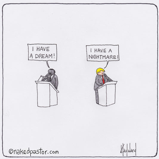 Dream or Nightmare Digital Cartoon-Digital Cartoons-nakedpastor