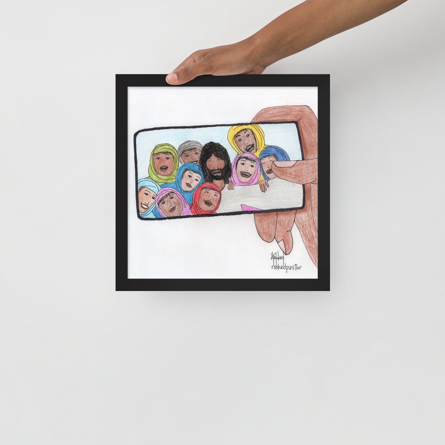 Jesus And His Disciples Print-Cartoons-nakedpastor