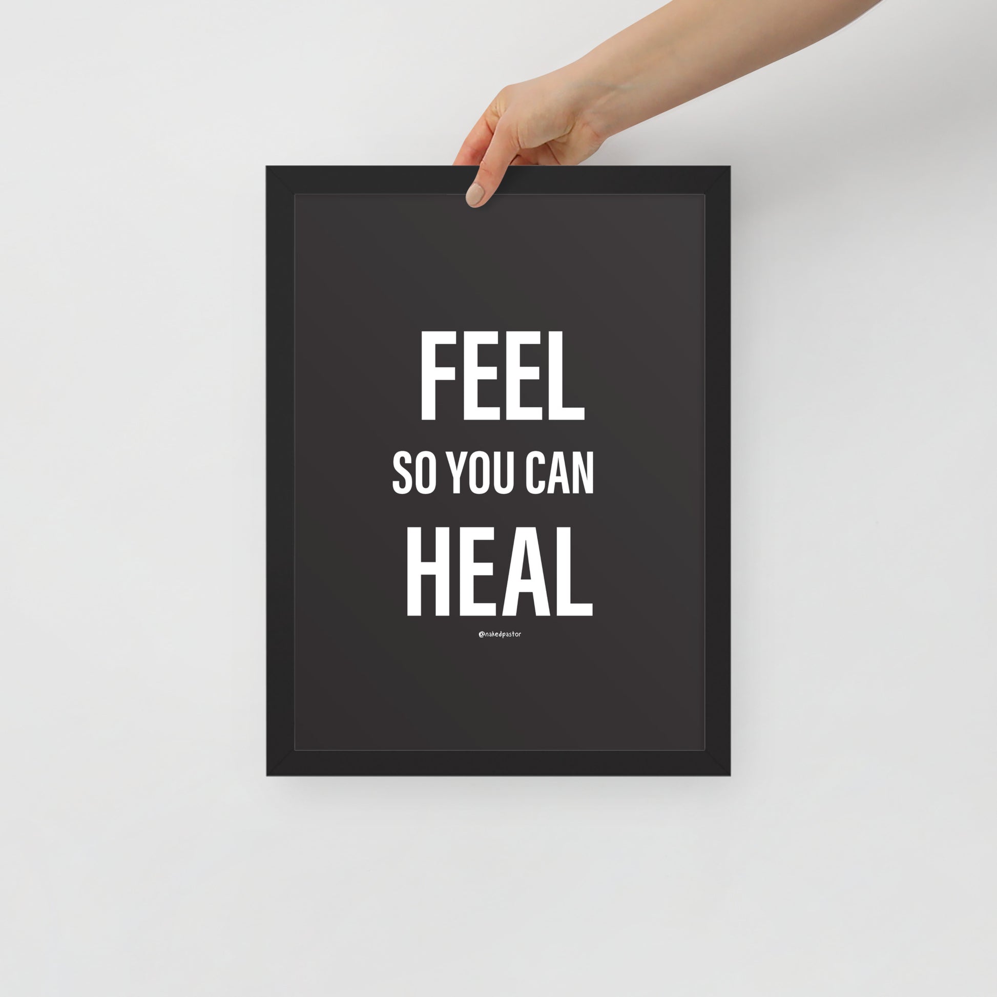 Feel So You Can Heal - Black-Drawings-nakedpastor