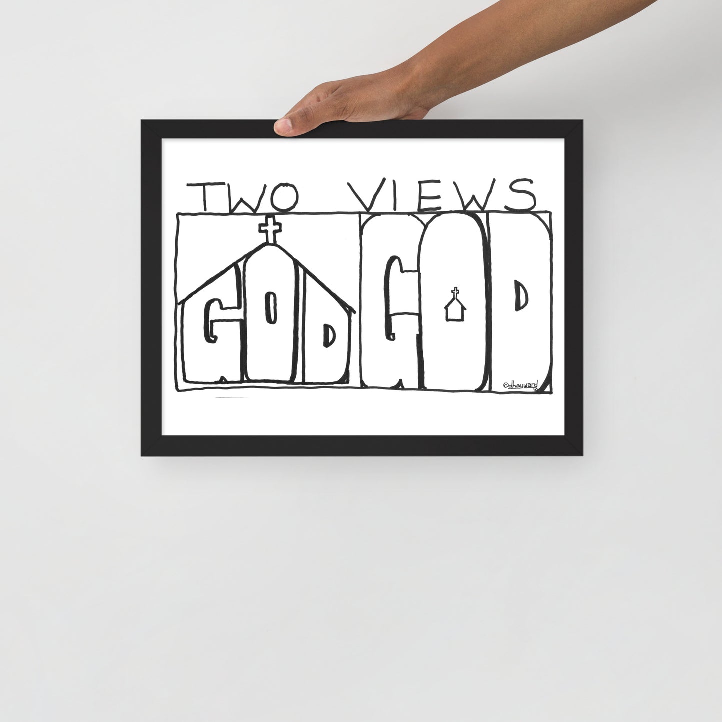 Two Views Print-Cartoons-nakedpastor