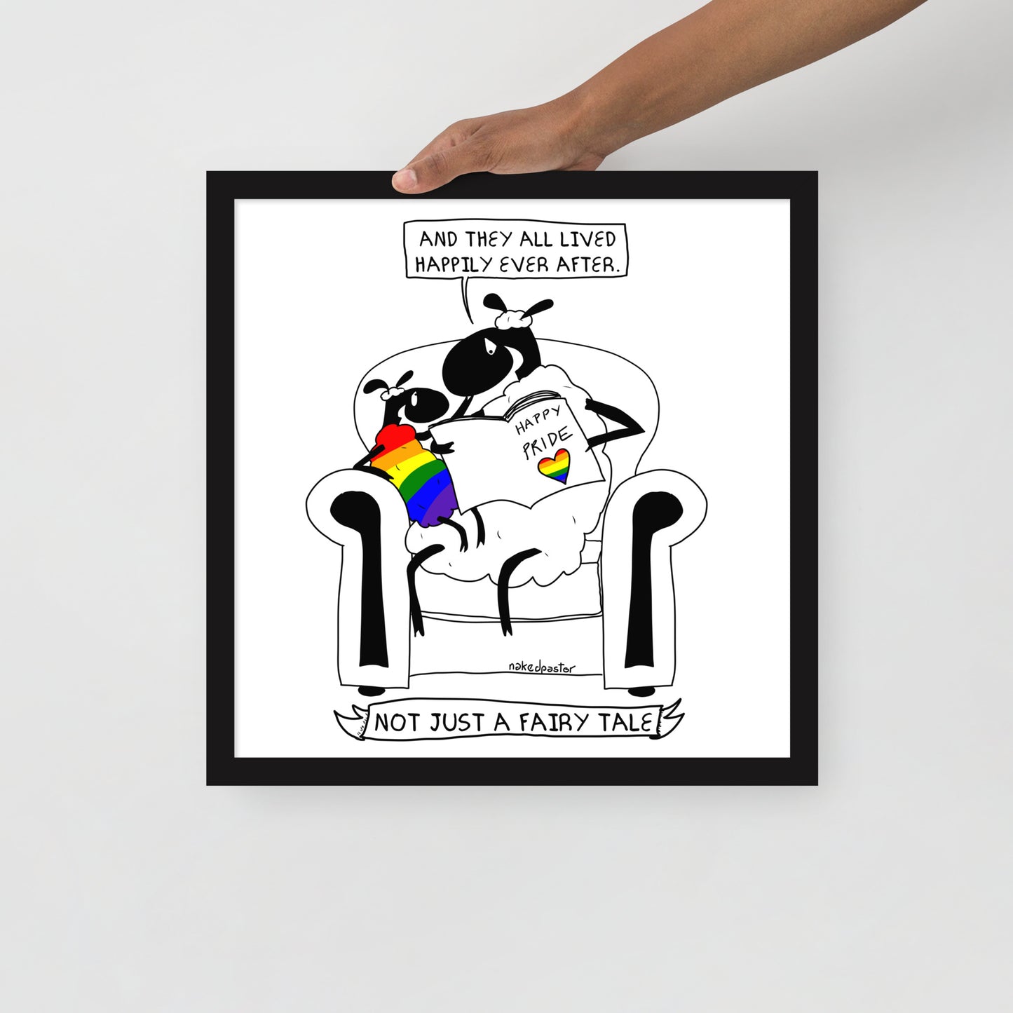 Not Just a Fairy Tale Pride Art Print - by nakedpastor